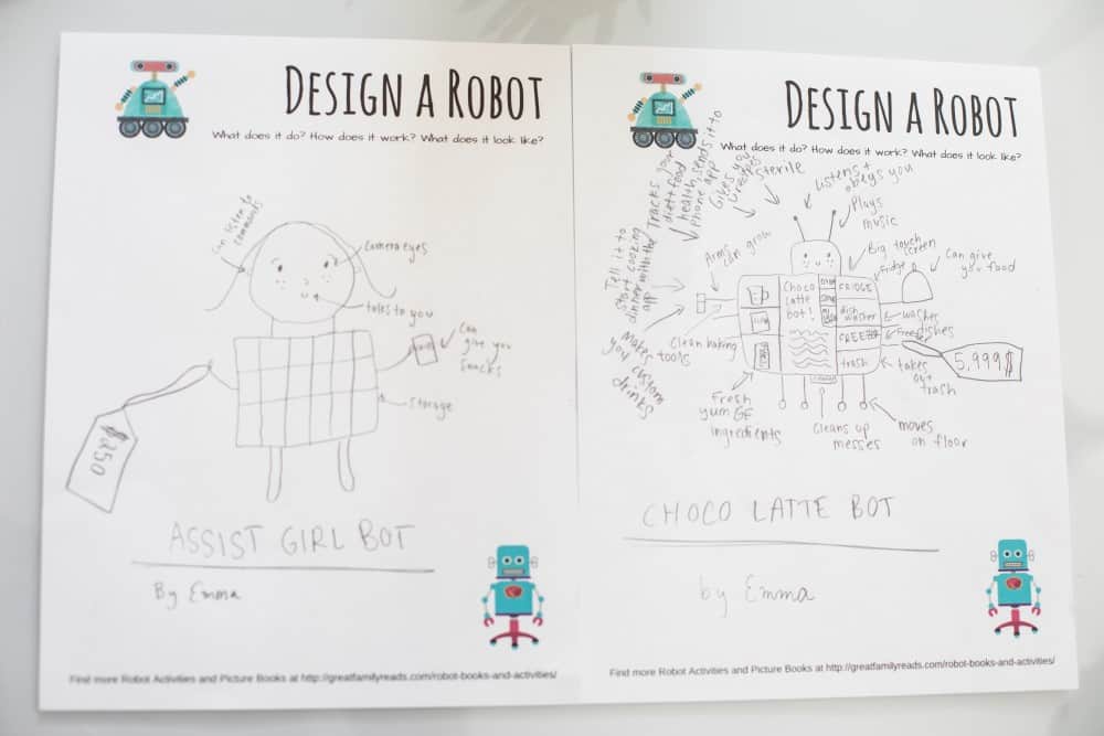 Design a robot - a STEM activity that appeals to a wide range of ages.