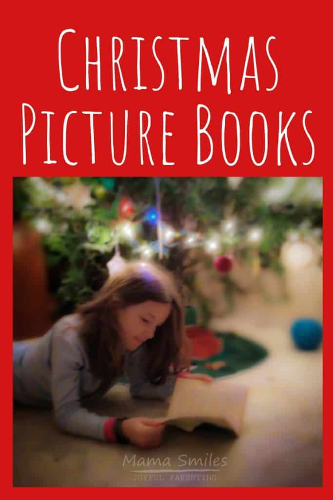 Favorite Christmas picture books to read throughout the month of December. Christmas books for kids that our family loves. #kidlit #picturebooks